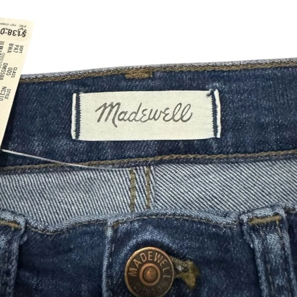 Madewell‎ 9" Mid-Rise Skinny Blue Jeans Dark Wash Ankle Women's 26 - Picture 3 of 7